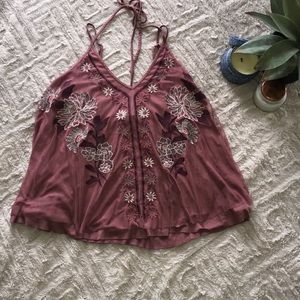 Embroidered Tank Top
